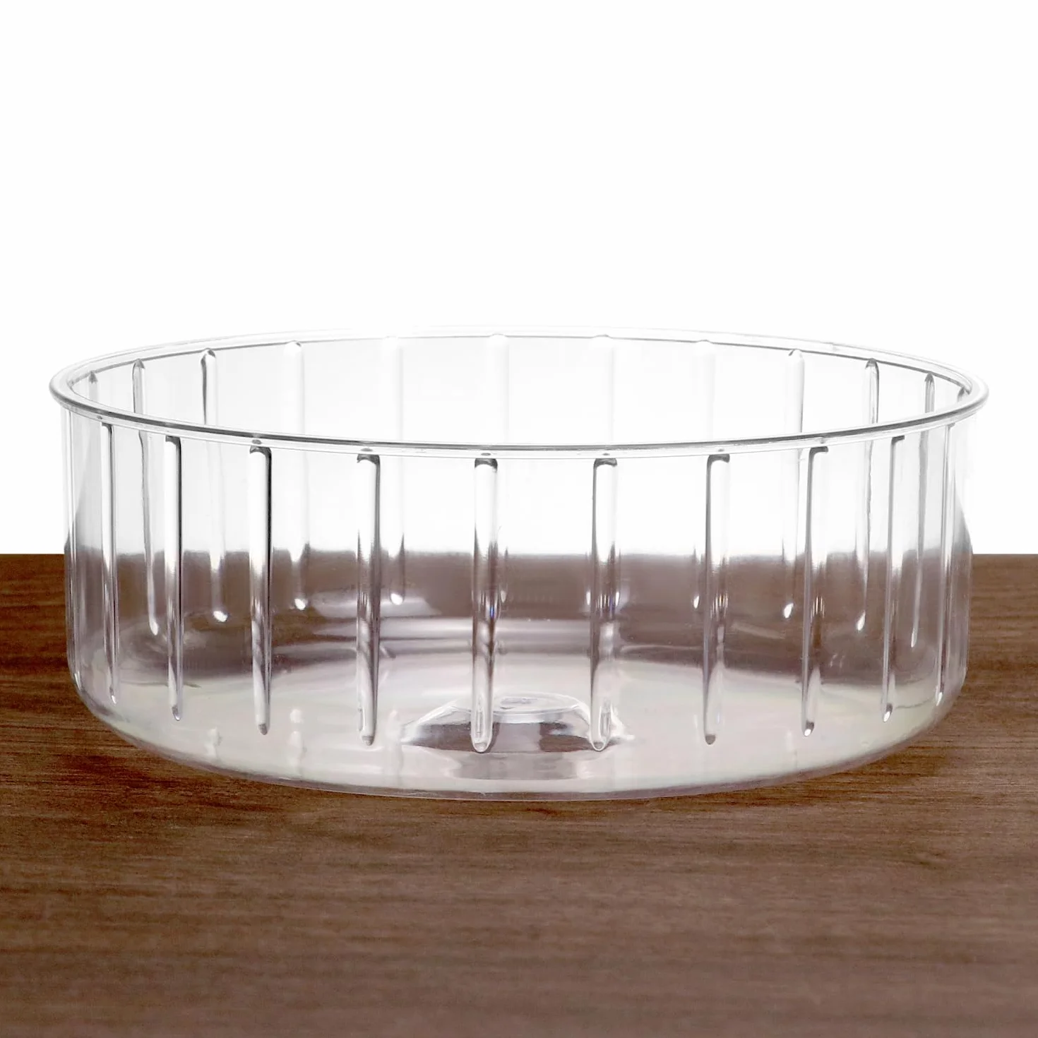 QWORK Przezroczyste koło chomika 17 cm, ciche koło obrotowe z podwójnym łożyskiem, szerokość 6 cm