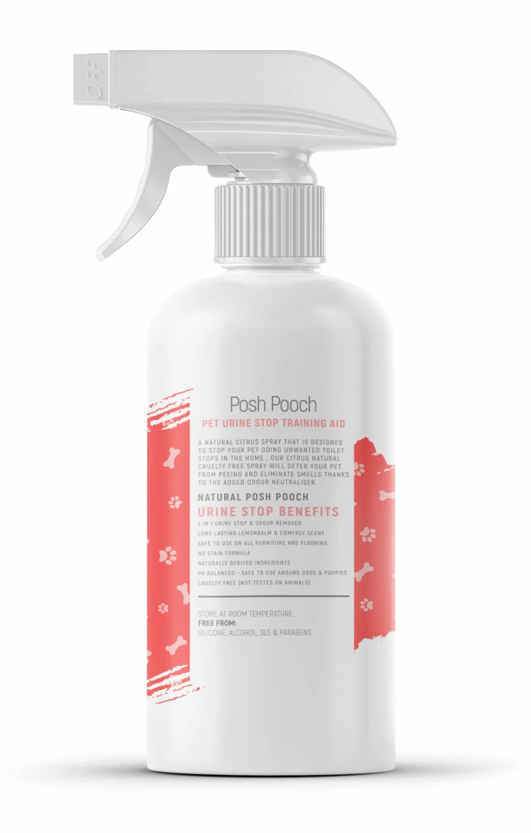 Odstraszacz psów moczu w sprayu | Bez alkoholu naturalny odstraszacz cytrusów 2 w 1 spray dezodoryzuje zapachy dla kotów i psów | zniechęca zwierząt domowych do zaburzeń zachowania zwierząt domowych