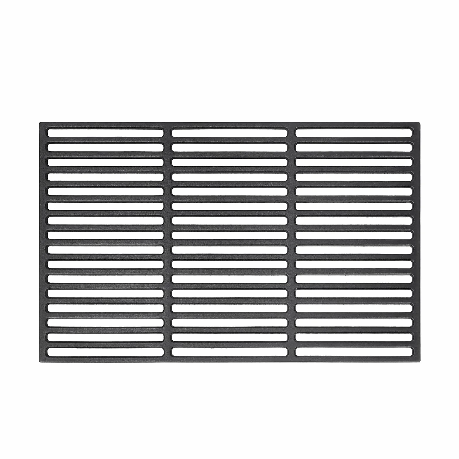 Żeliwny ruszt do grillowania, 54 x 34 cm, do BBQ, grilla gazowego, grilla na węgiel drzewny i wielu innych, ruszt żeliwny, części zamienne, 1 sztuka