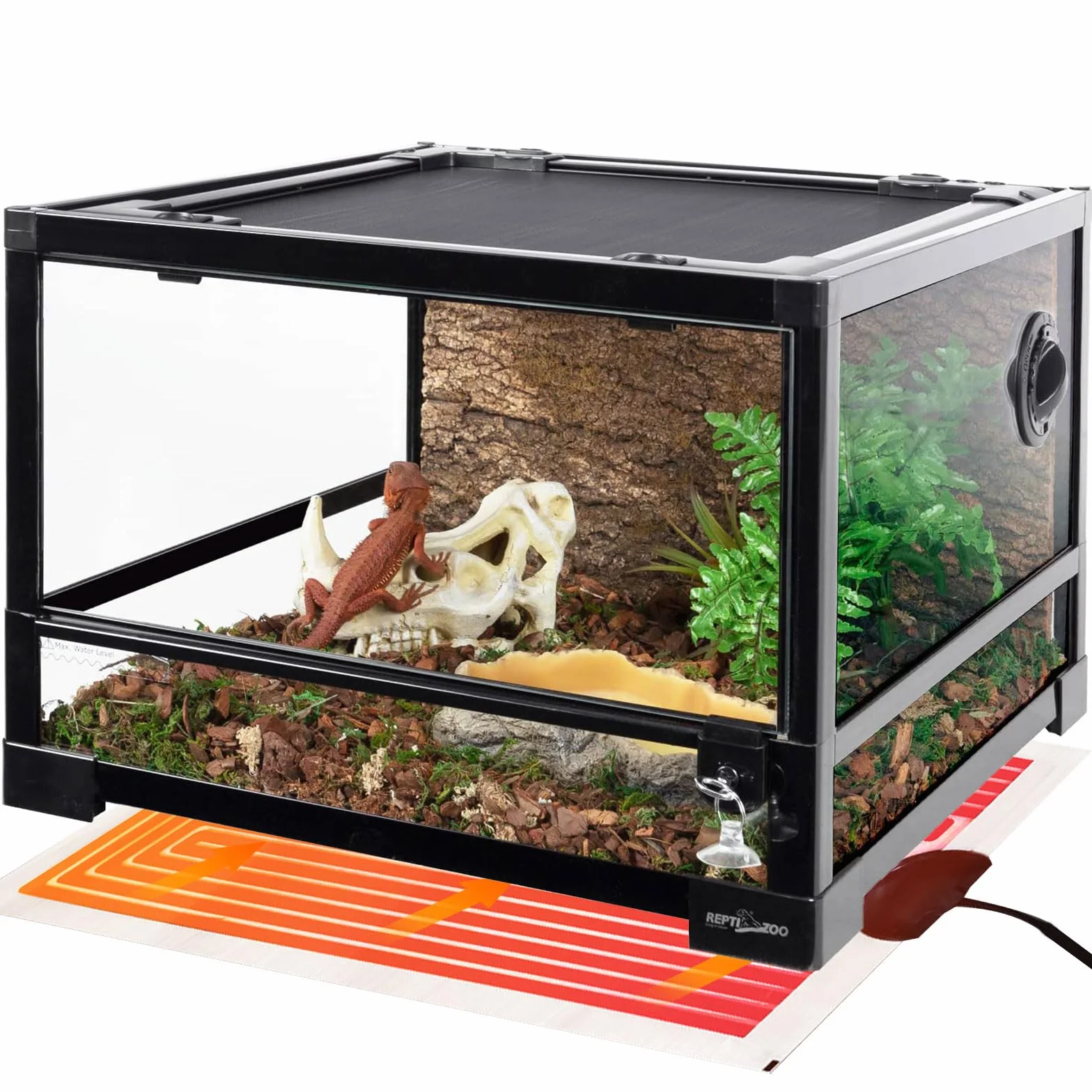 Mata Grzewcza do Terrarium, Mata Grzewcza dla Gadów, 7W Poduszek Grzewczych do Szklanych Pojemników z Regulacją Temperatury