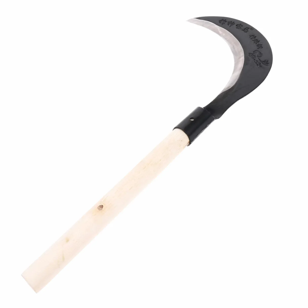 DIXII Kosa ręczna sierp ręczny trzcina cukrowa pielenie ze stali manganowej sierp trawy ogrodnictwo sierp trawy (kolor: różne kolory x 2 szt., rozmiar: 50 x 17 cm x 3 szt.)
