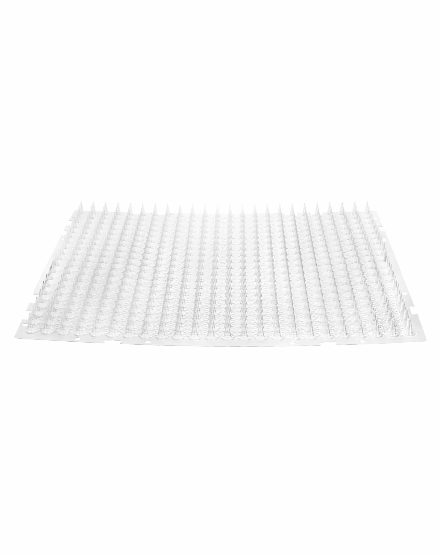 QWORK® 6 sztuk mata z kolcami na koty Przezroczysta 34x42cm, mata z kolcami do odstraszania kotów do użytku w pomieszczeniach i na zewnątrz