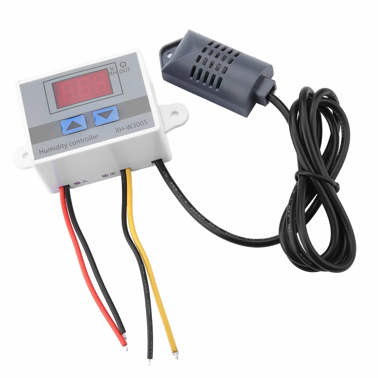 Cyfrowy Sterownik Higrometru Sterownik Czujnika Wilgotności, Zakres Wilgotności 0~99% RH(220V)