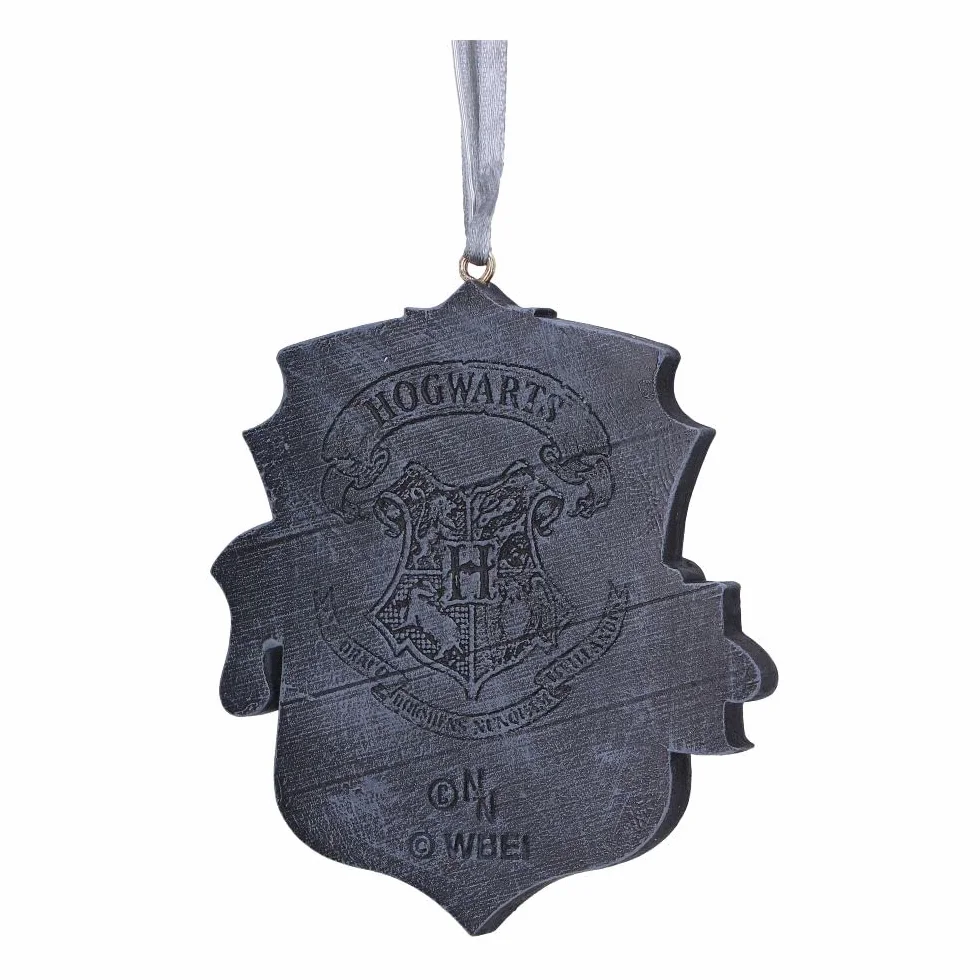 Nemesis Now Harry Potter Hufflepuff herb wiszący ornament, żółty, 8 cm