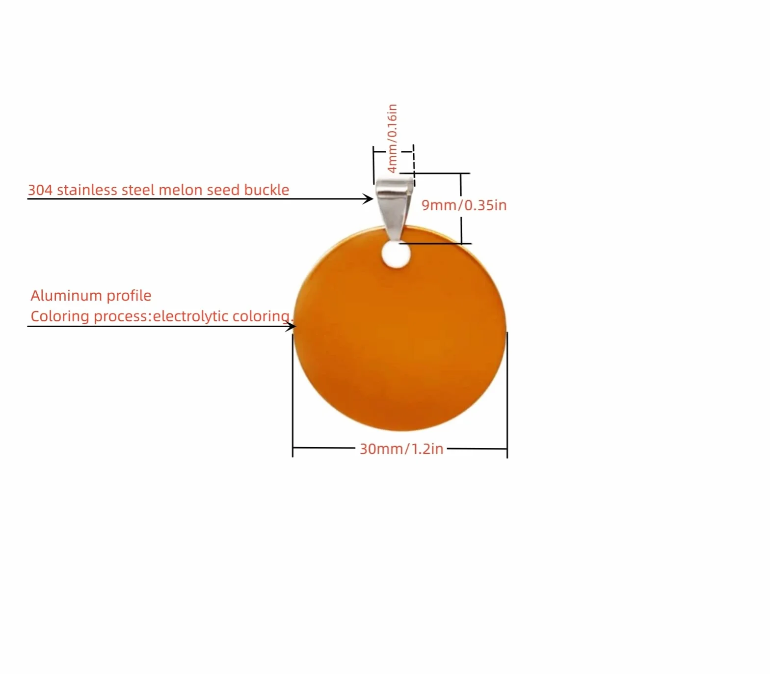 Okrągłe aluminiowe zawieszki dla psów DIY 3 cm czarne 12 szt identyfikatory