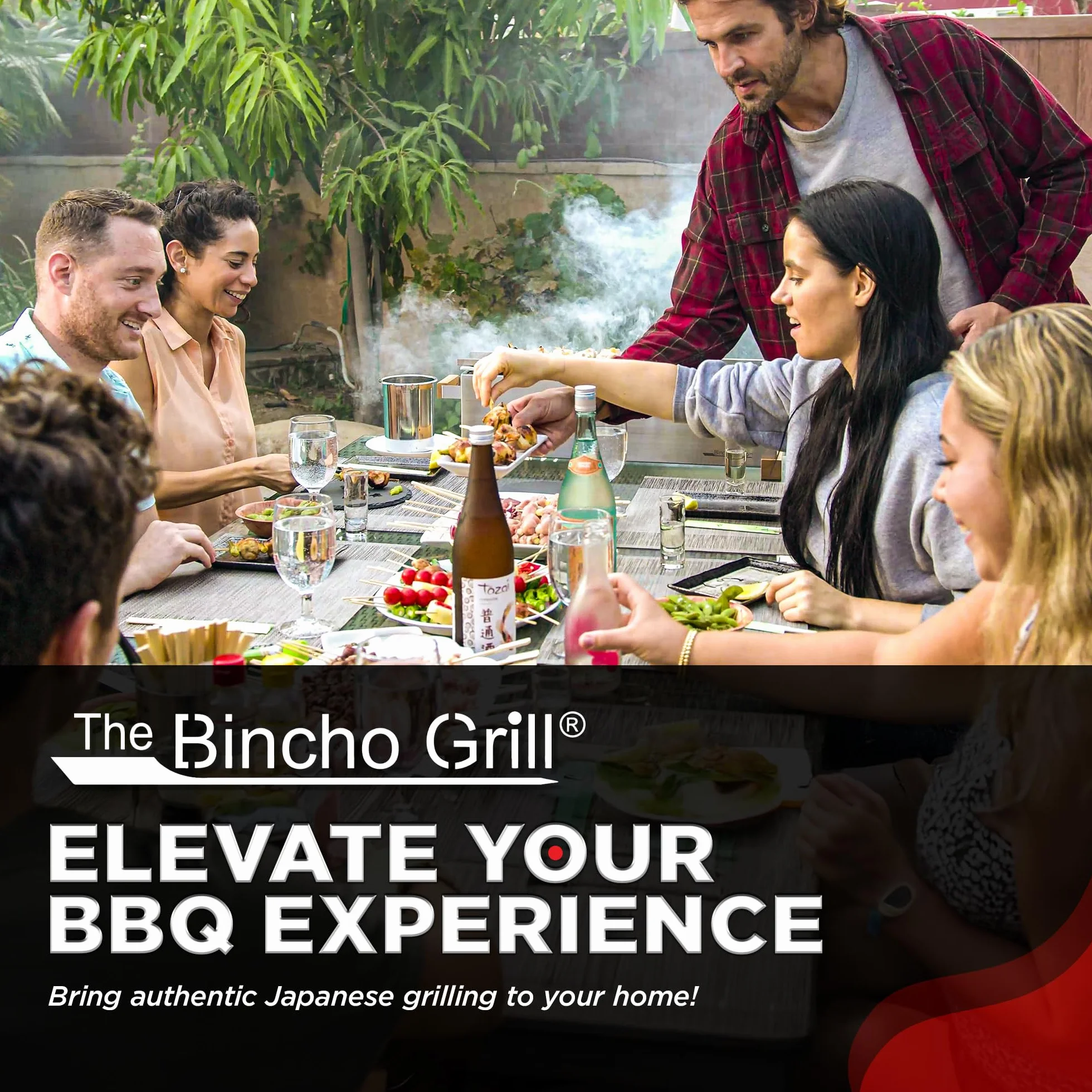 The Bincho Grill Binchotan węgiel drzewny do japońskiego grilla, 5 kg, wysokiej jakości drewno do Yakitori, 100% naturalne drewno, czyste spalanie, wysoka temperatura, bez dymu (11,00, funty)