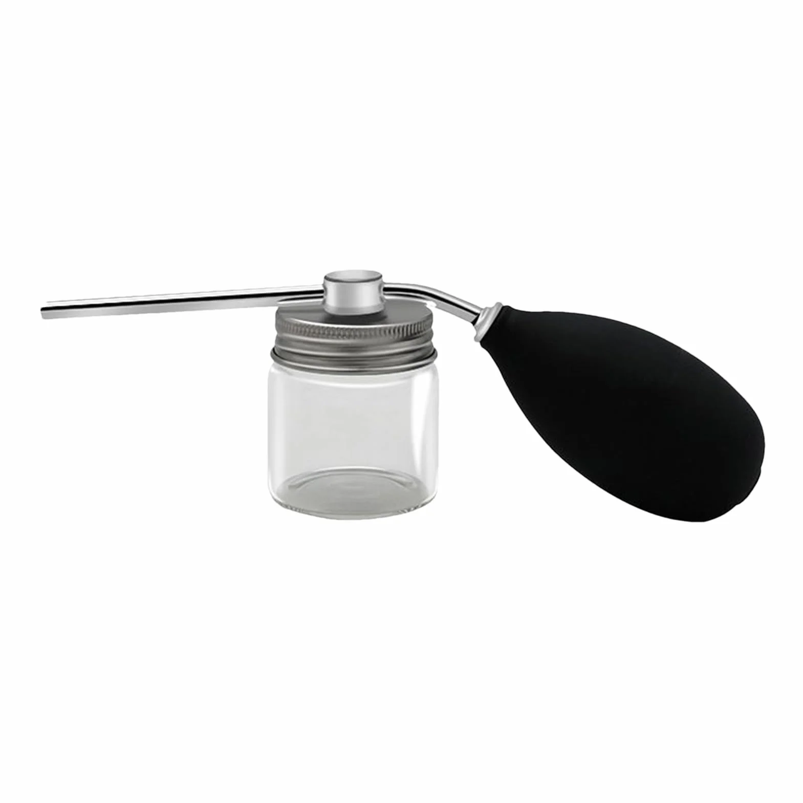 Butelka z rozpylaczem ogrodowym, 19,5 x 6 cm, silikonowe szkło, stal nierdzewna, do trawnika i ogrodu, ergonomiczny aplikator do pszczół, raczkowania, stolarzy, wewnątrz