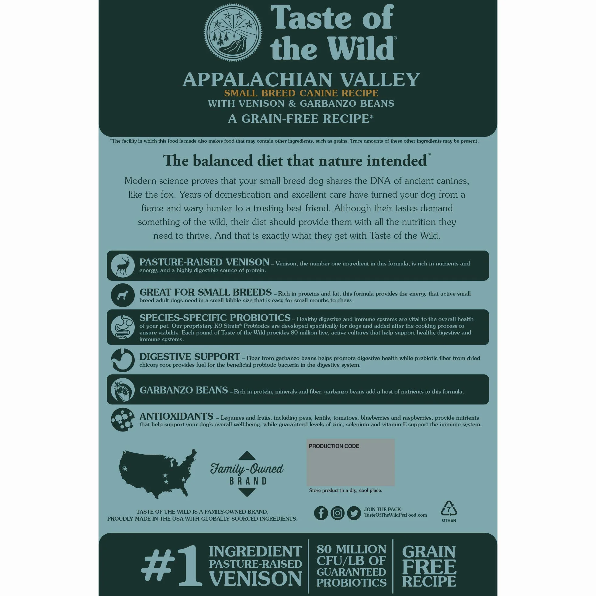 Taste of the Wild Appalachian Valley 2 kg
