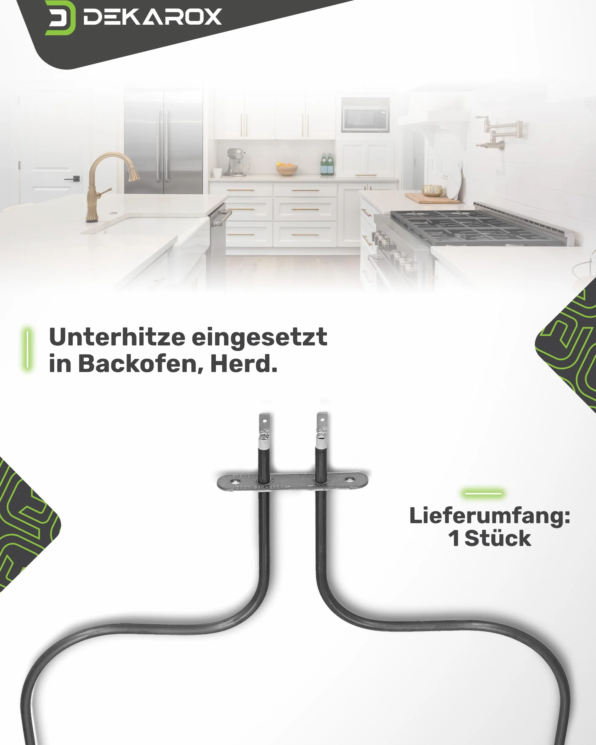 Grzejnik do piekarnika 1000W 220/240V dla AEG Electrolux Juno Zanussi Zanker 357063501/5 3570635015 dla piekarnika i kuchenki