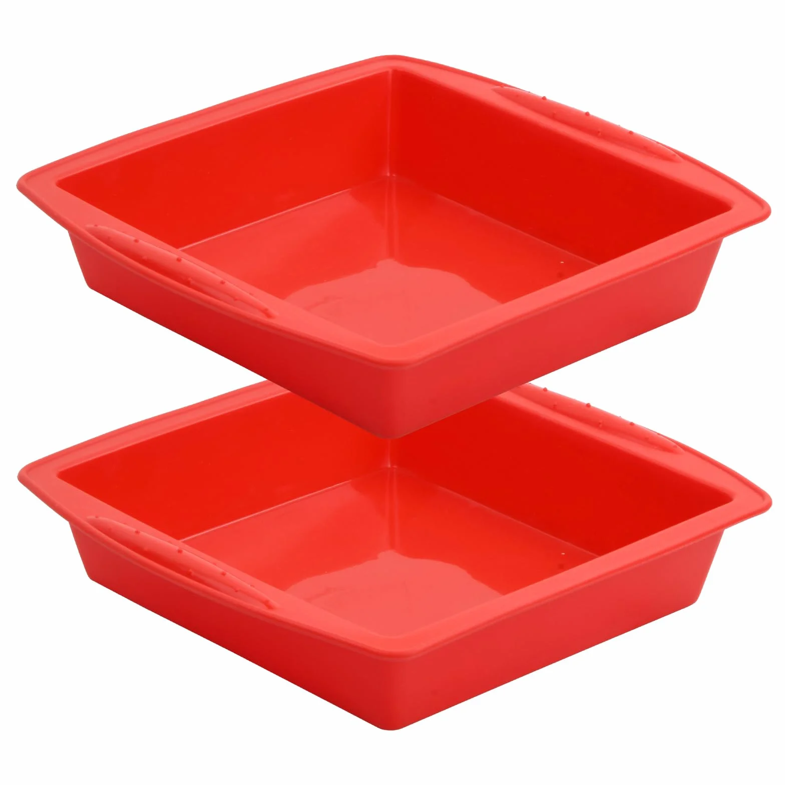 Silikonowe foremki do pieczenia ciast, silikonowe foremki do ciasta, silikonowe kwadratowe ciasto, szybkie uwalnianie, wielokrotnego użytku, do pieczenia ciast, gotowania, grillowania, 26 x