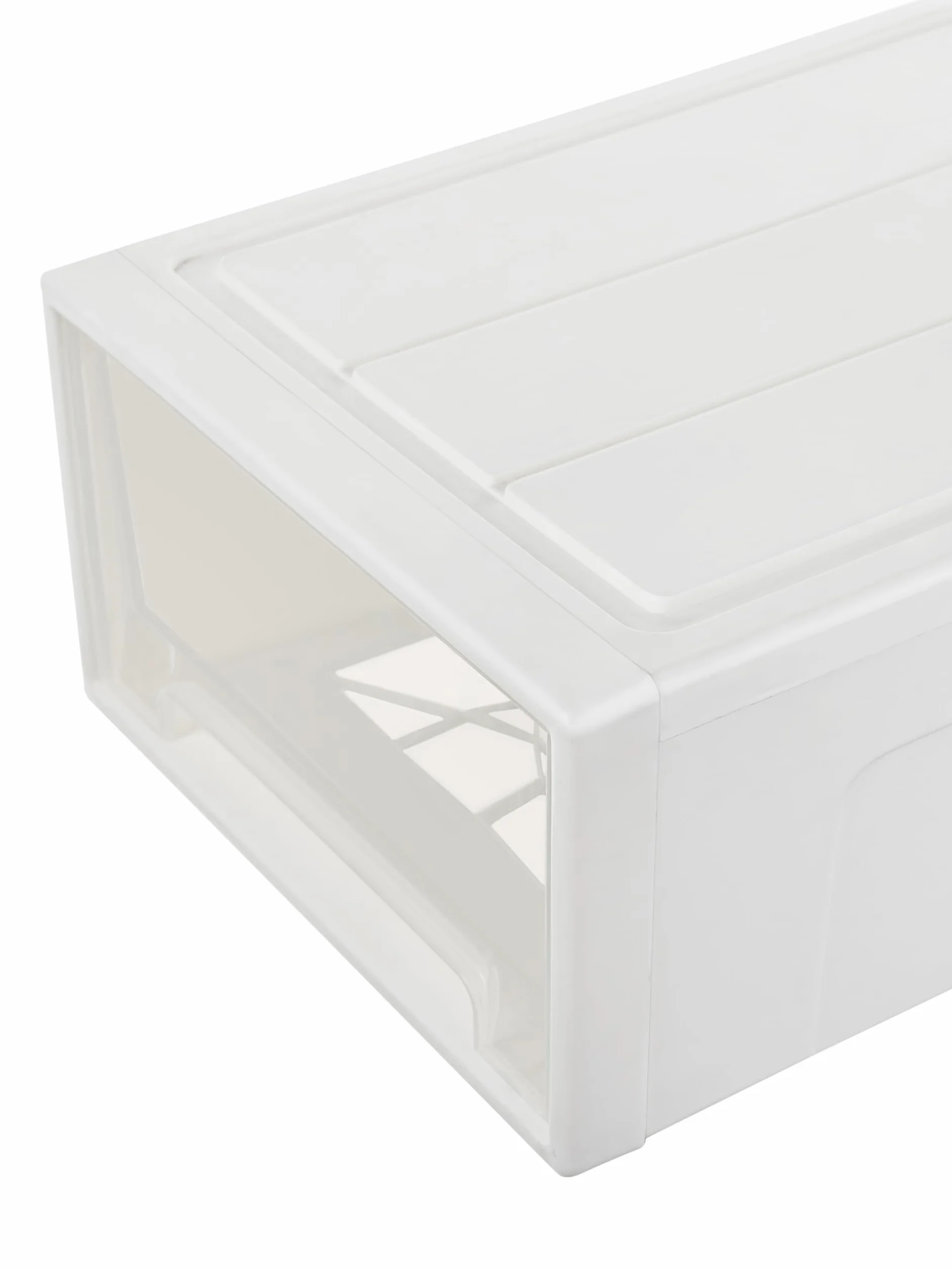 Cetomo 14 x 3. Plastikowe szuflady do przechowywania do układania w stos, pudełko do przechowywania, wielofunkcyjne pojemniki do sypialni, łazienki, szafy, akademika, pokoju rzemieślniczego, garażu,