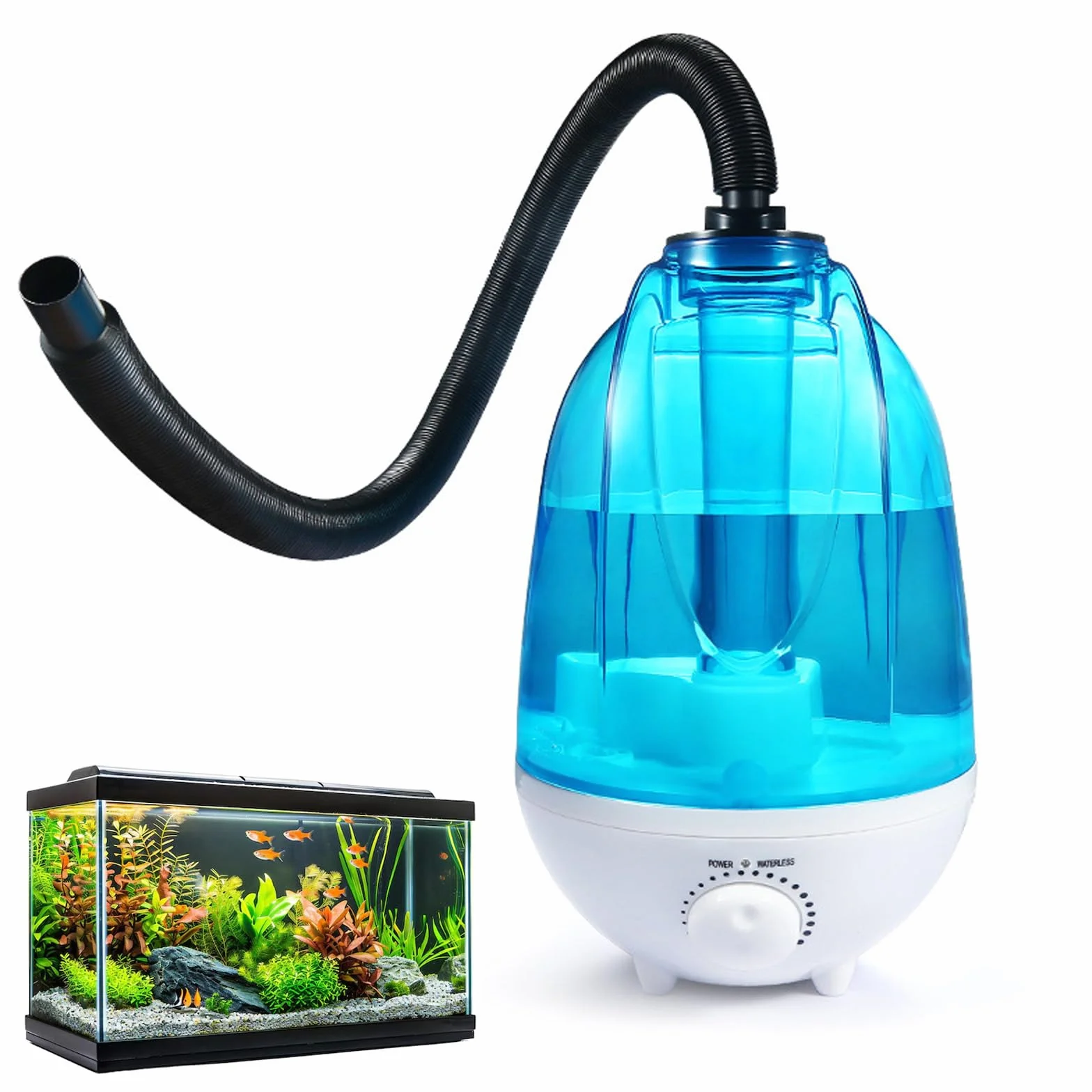 Nawilżacz powietrza do terrarium 4 l 300 ml/h z oświetleniem nocnym