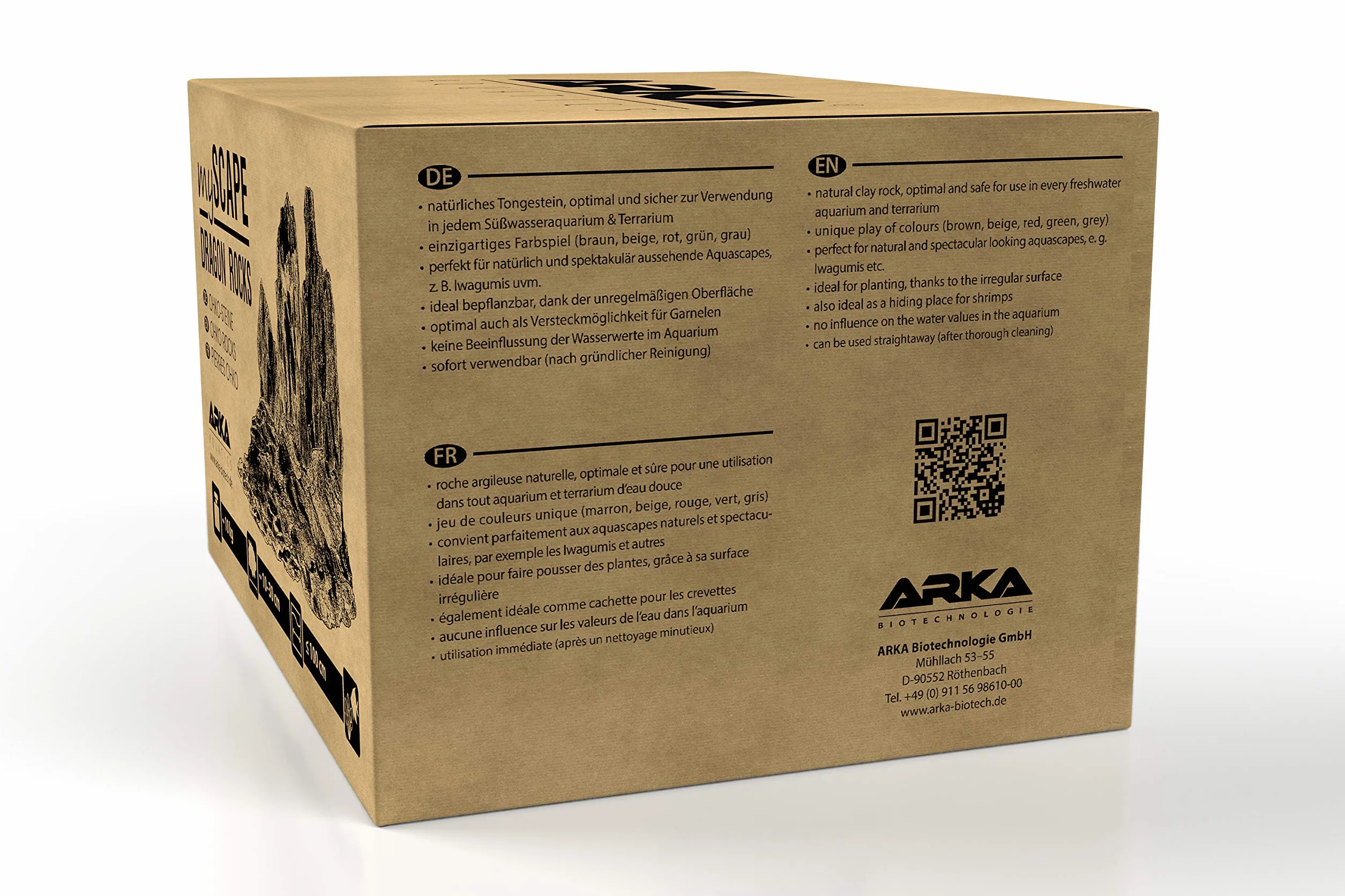 ARKA Aquatics myScape-Rocks Dragon smocze kamienie naturalny kamień do akwarium i terrarium 10 kg