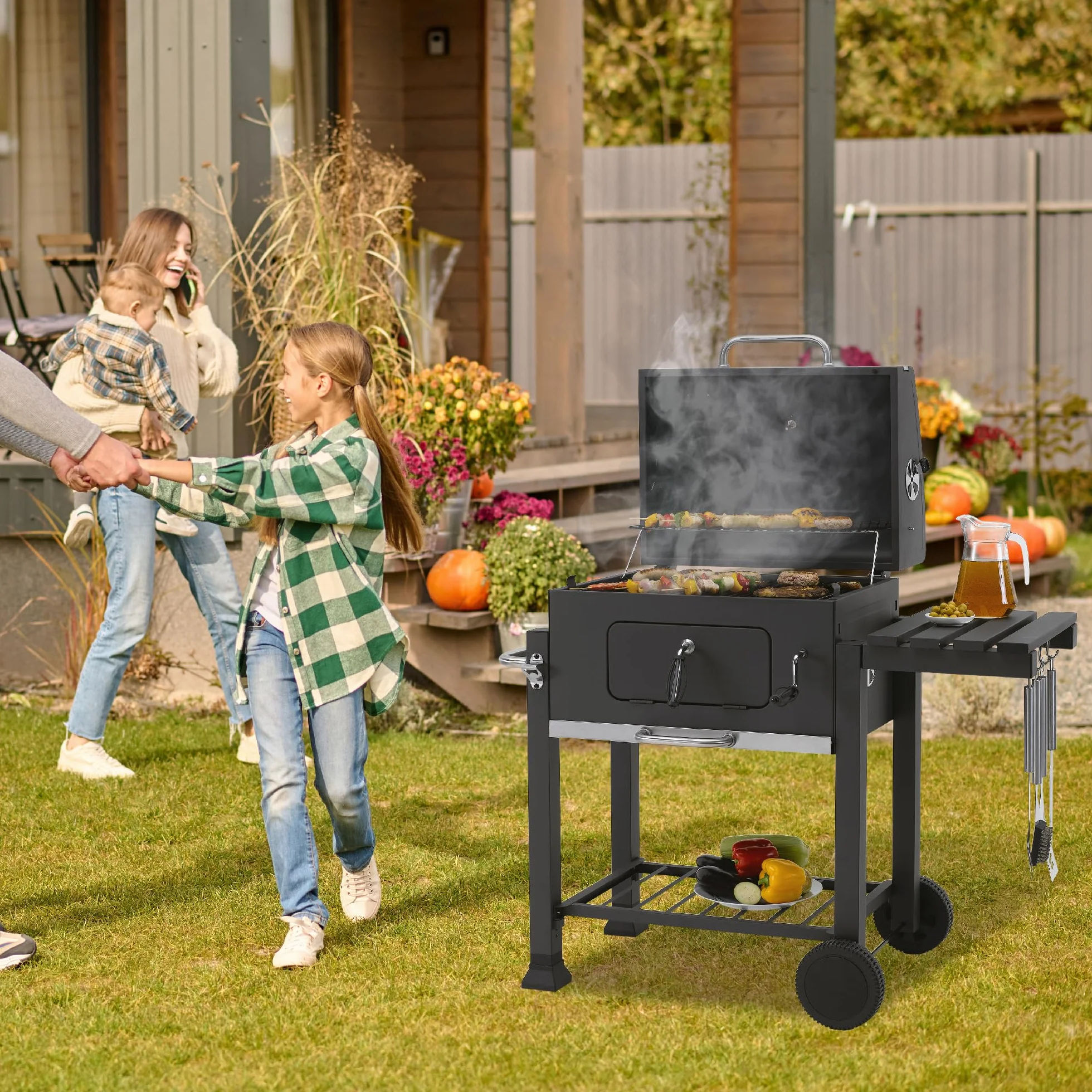 Tepro Toronto Click Charcoal BBQ Antracyt/Stal nierdzewna