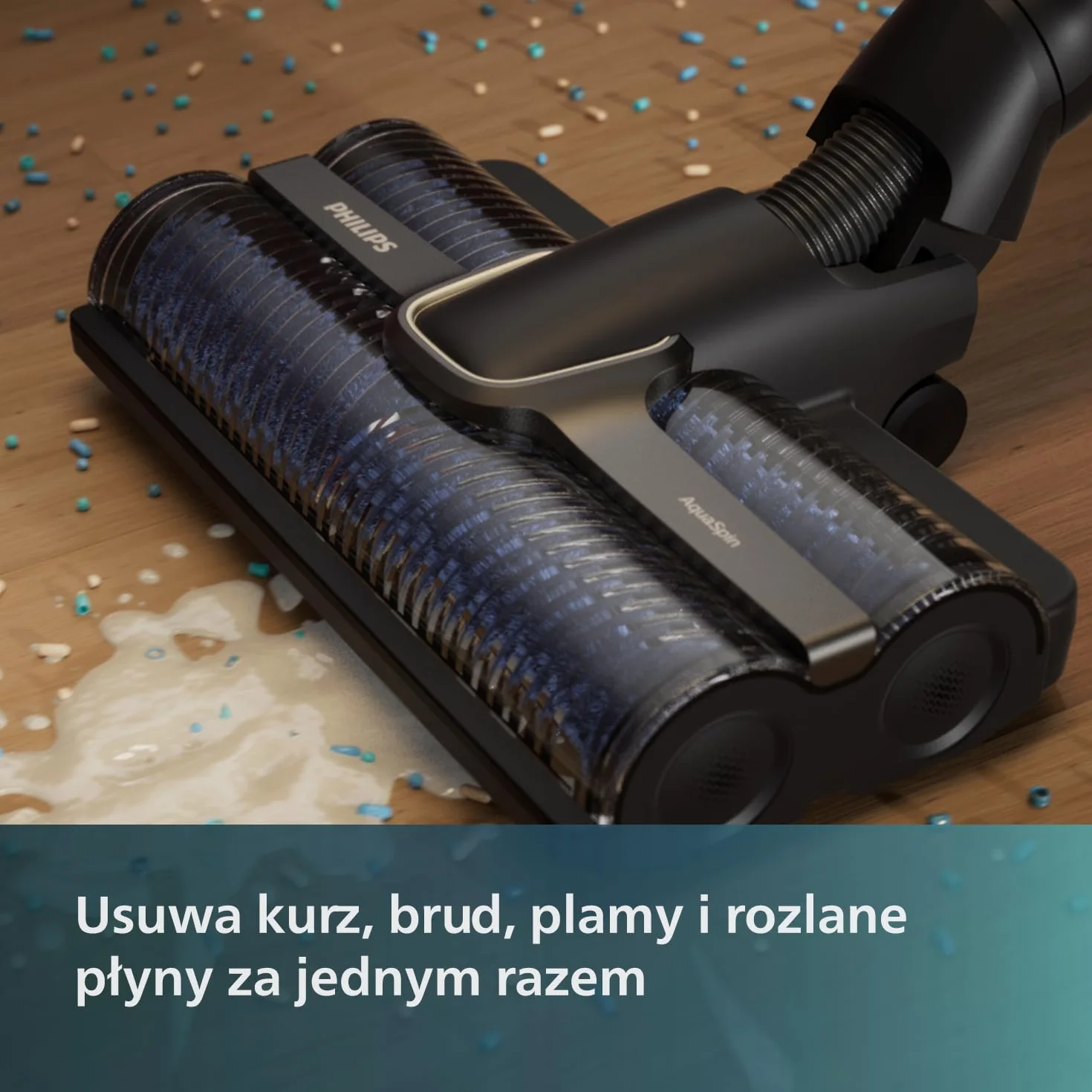 Philips bezprzewodowy odkurzacz na mokro i sucho, z serii 9000, i mopowanie na mokro, automatyczne samooczyszczanie, czas pracy do 45 min, 185 m², 3 tryby czyszczenia, czerń (XW9384/01)