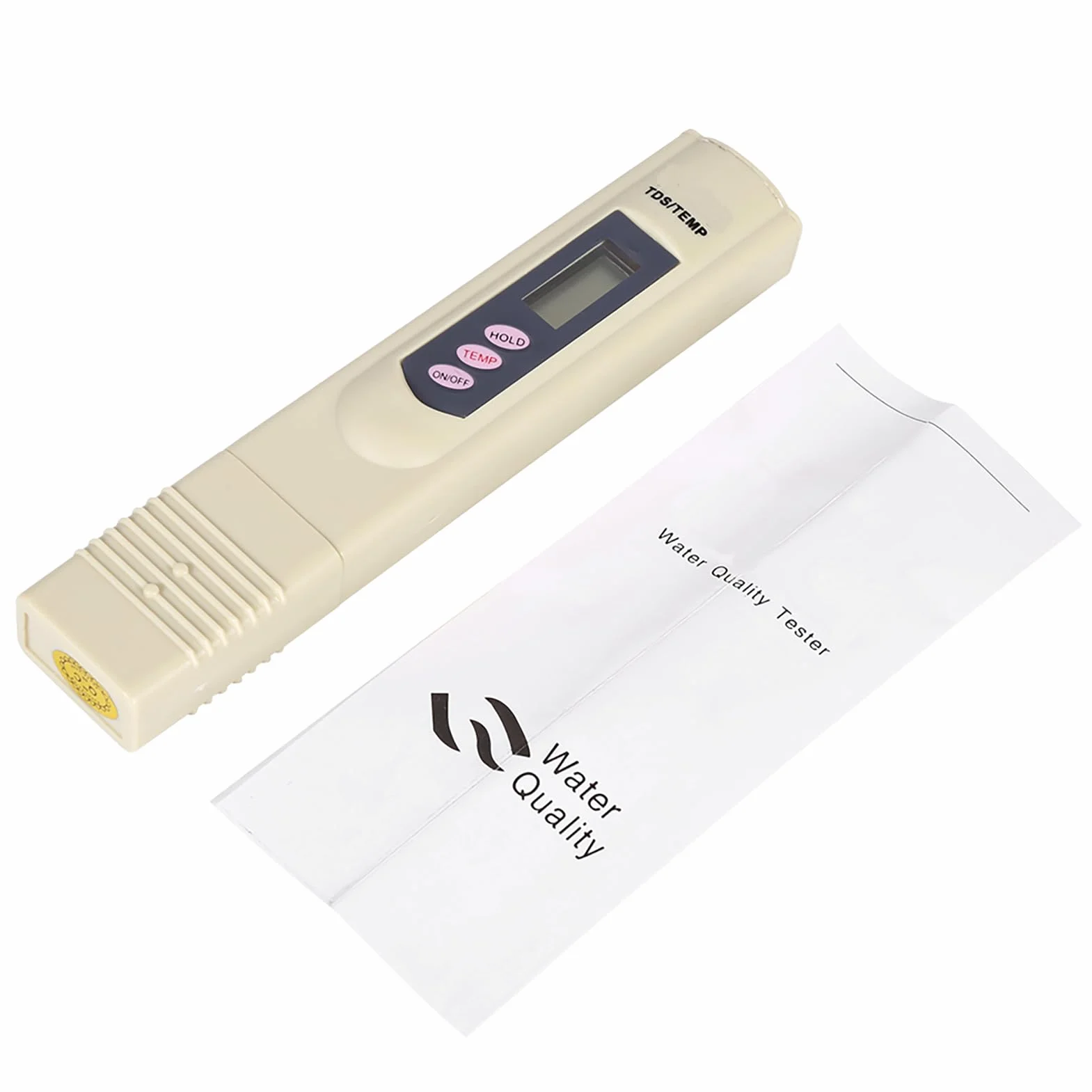 Cyfrowy tester LCD do jakości wody, tester wody Bewinner TDS Filtr czystości 0-9990 PPM Temp do wody pitnej, akwariów i basenów (szary)