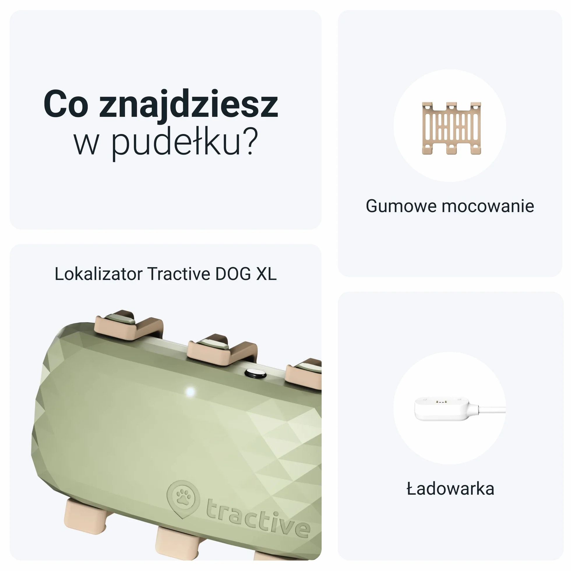 Tractive GPS XL Lokalizator dla psa Długi czas pracy baterii Śledzenie pozycji w czasie rzeczywistym