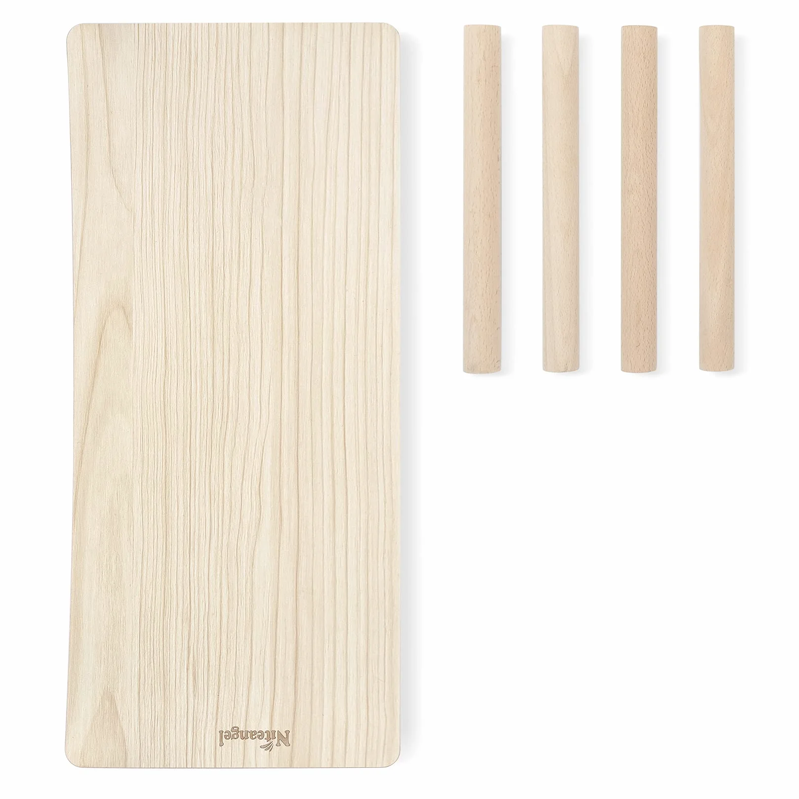 Niteangel Drewniana platforma do zabawy dla małych zwierząt domowych 18 cm