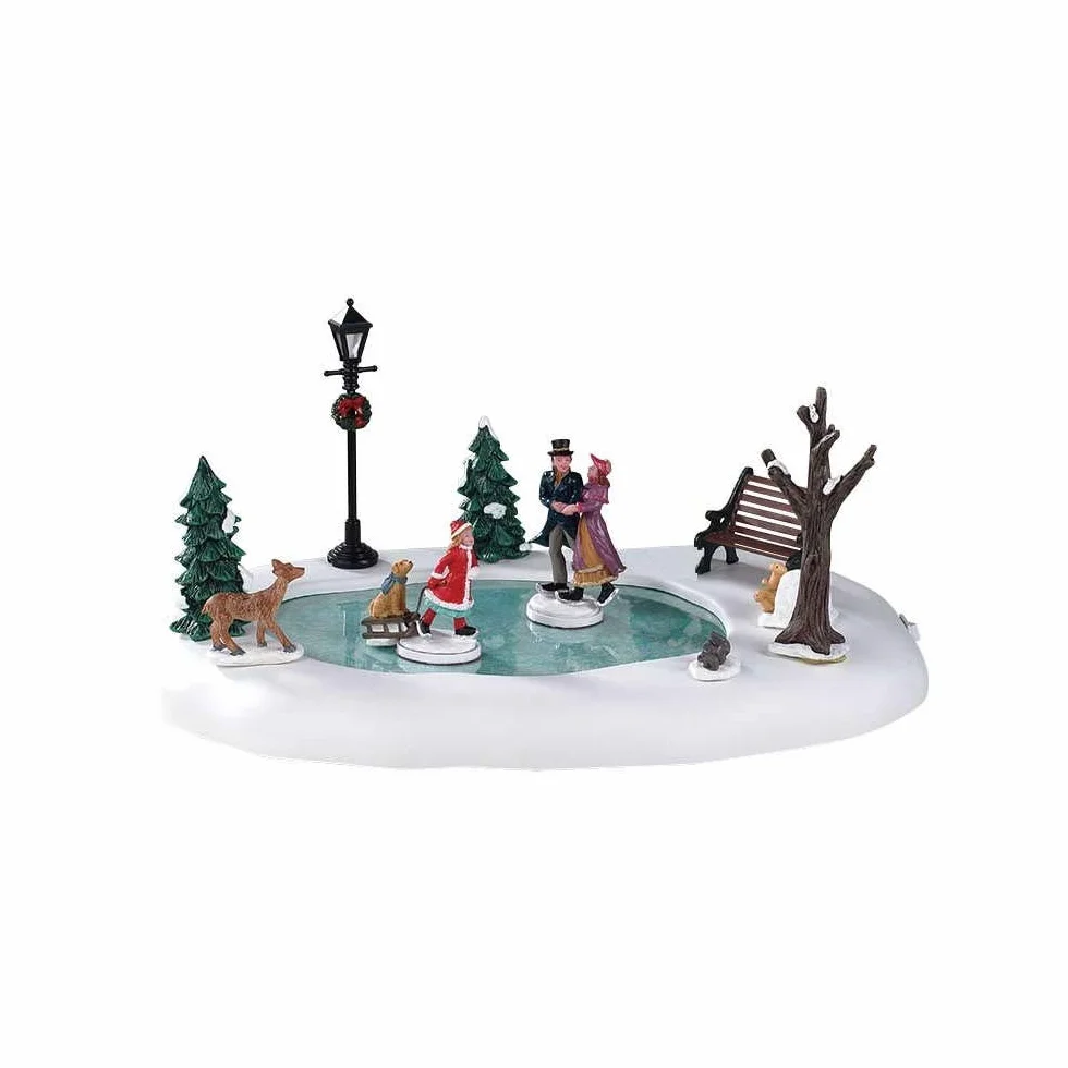Lemax - Victorian Skaters - B/o (4.5v)