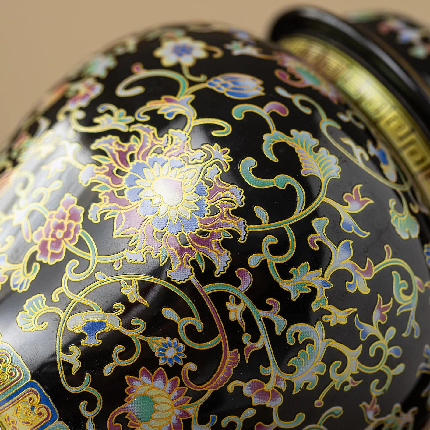 CMBSSTFC Zestaw do herbaty Emaliowany pojemnik na herbatę Pudełko z tkaniny Ceramiczny, odporny na wilgoć, szczelnie zamknię słoik Czarna herbata Zielona herbata Pachnący słoik do przechowywania