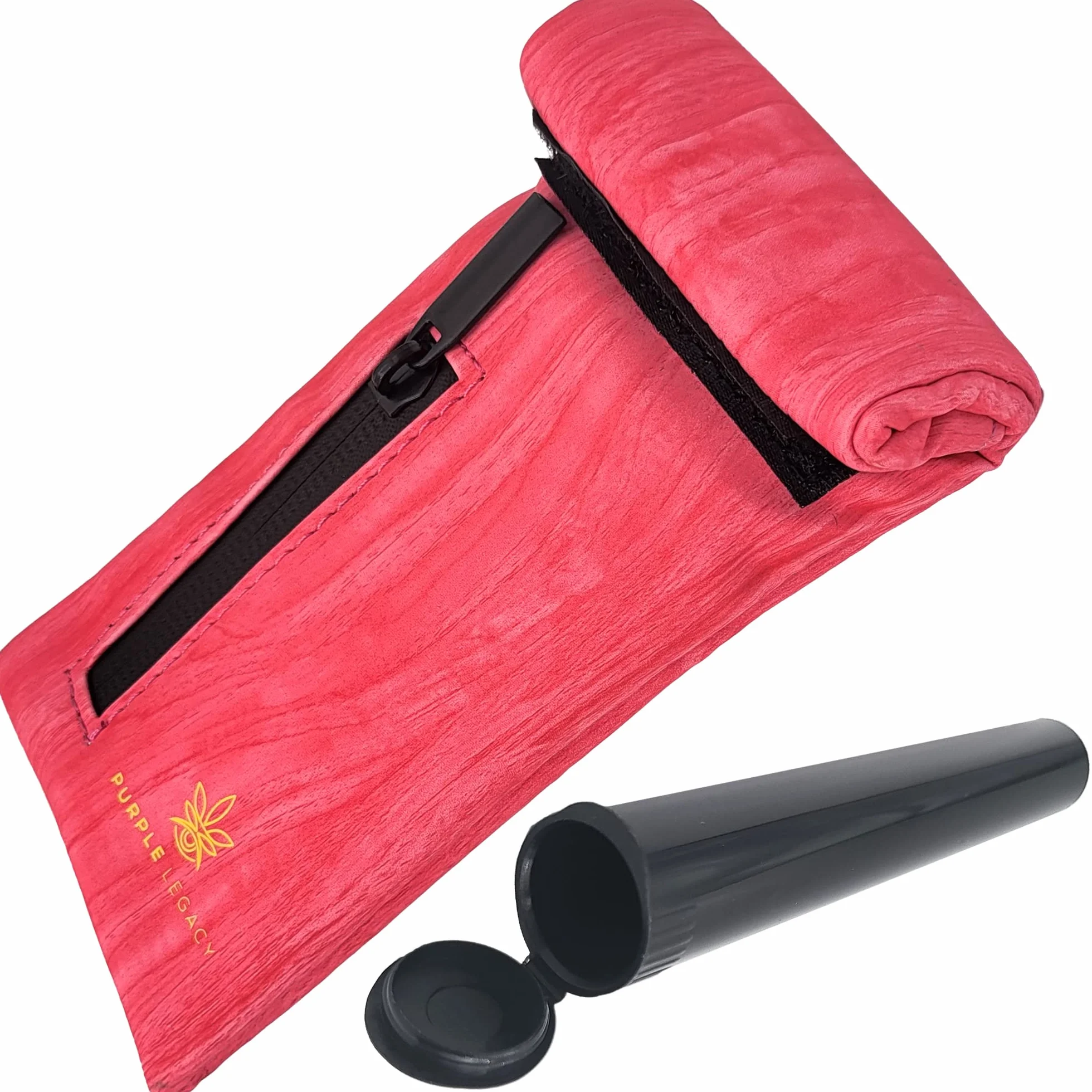 Torba odporna na zapachy, torba Smell Proof Bag dla psów, torba do przechowywania na podróż, wodoszczelna zamek błyskawiczny, pochłania zapachy, wyściółka z węglem aktywnym, bezzapachowa, Legacy Pink, torba podróżna