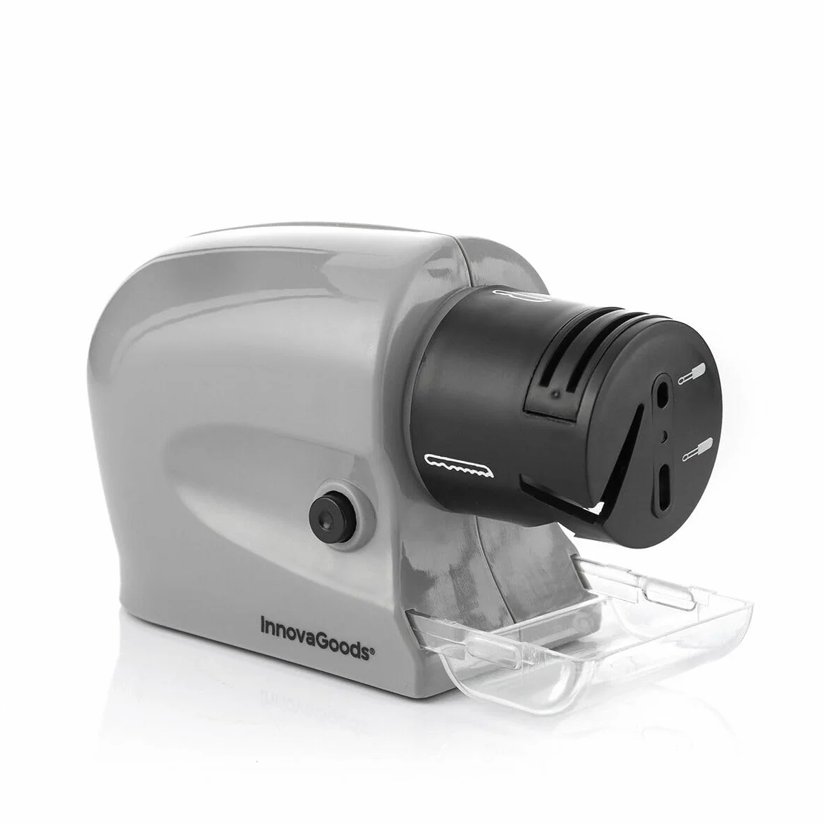 InnovaGoods® Elektryczny wielofunkcyjny ostrzak 6 w 1 ESharp, szybko i łatwo ostrzy Twoje noże i narzędzia, posiada 6 wymiennych głowic, idealny do użytku domowego i warsztatowego.