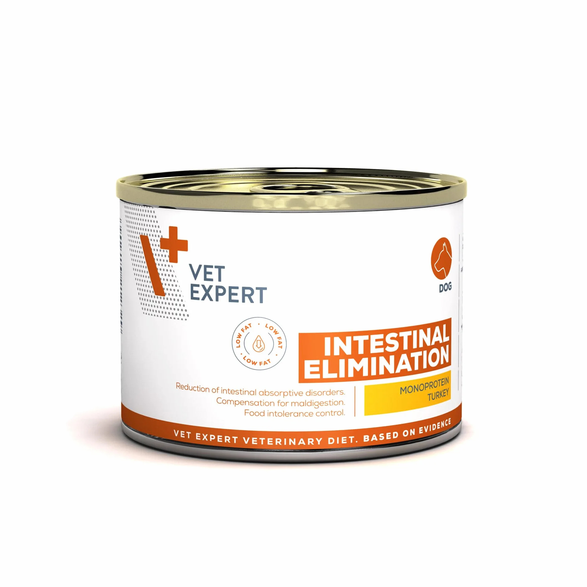 VET EXPERT INTESTINAL ELIMINATION LOW FAT 1x200g - lekkostrawna mokra karma weterynaryjna dla psów z zaburzeniami trawiennymi