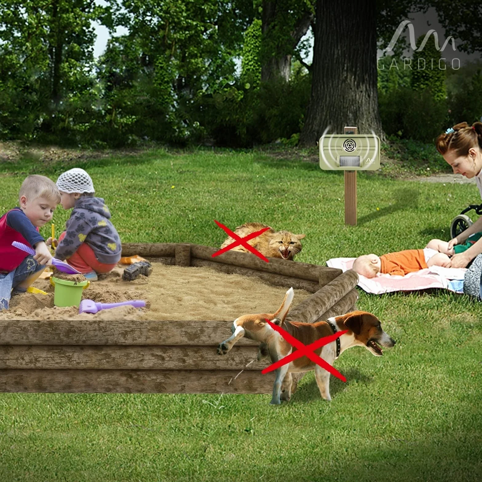 Gardigo obrona przed psami i kotami