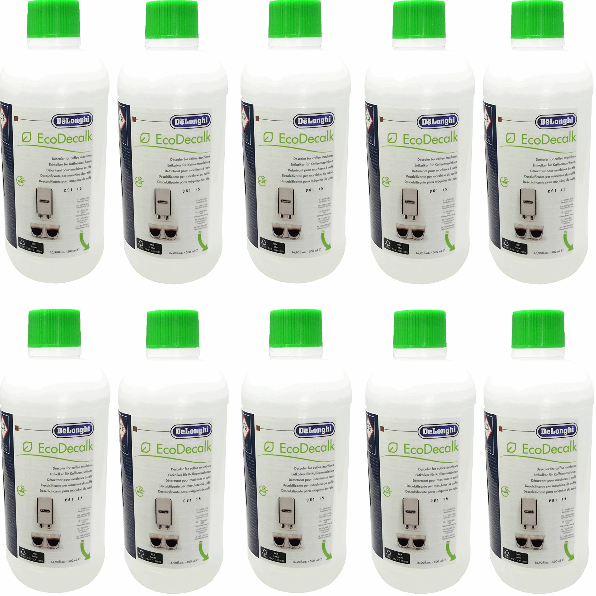 DeLonghi odkamieniacz EcoDecalk do ekspresów do kawy DLSC500 / 8004399329492 - 500 ml