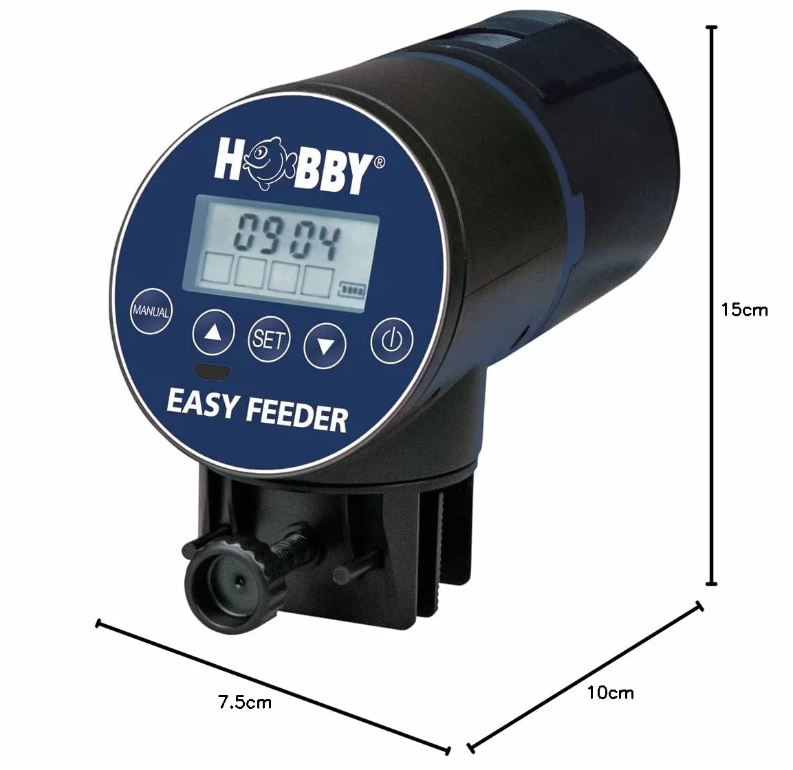 Hobby 10810 Easy Feeder programowalny automat do karmy do akwariów niebiesko-czarny