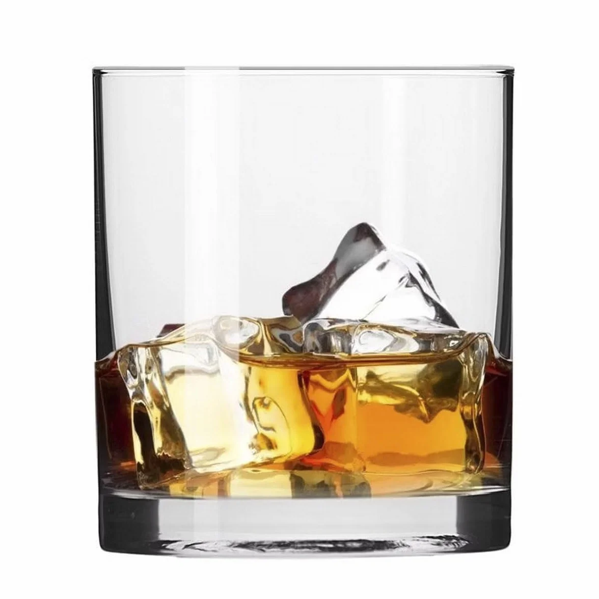 KROSNO | Szklanki do whisky, drinków i wody | Zestaw 6 x 250 ml | Kolekcja Balance | Bezołowiowe szkło | Prosty, klasyczny design | Na imprezy i przyjęcia | Do zmywarki