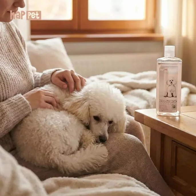 HAPPET Szampon Dla Psa Hypo Allergenic 240 ml Łagodzący Nawilżający