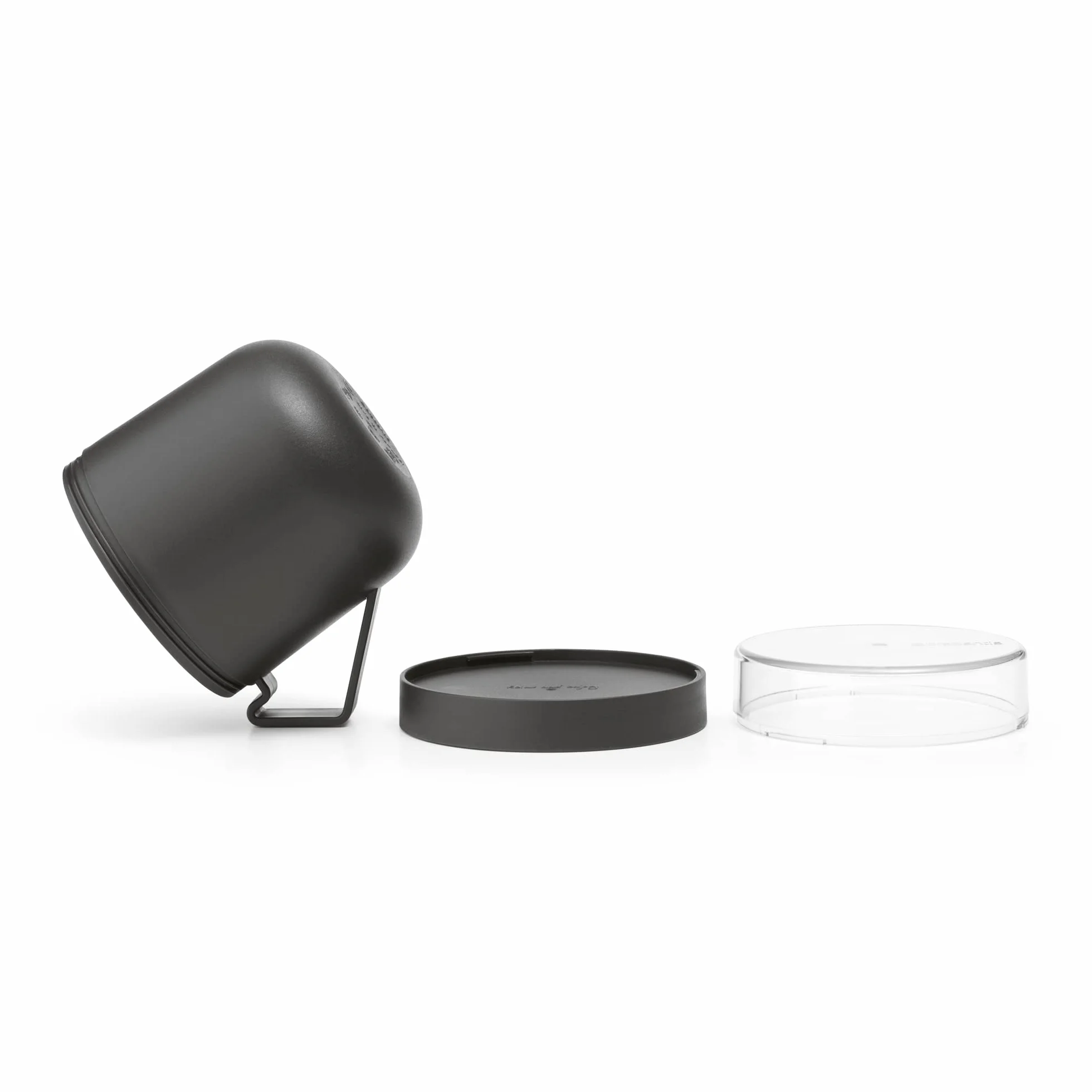 Brabantia - Make & Take Kubek na Zupę 0.6L - Odkręcany Pojemniki na Dodatki (180 ml) & Uchwytem - Szczelny - Nadaje się do Zamrażarki, Zmywarki & do Mikrofalówki - Dark Grey