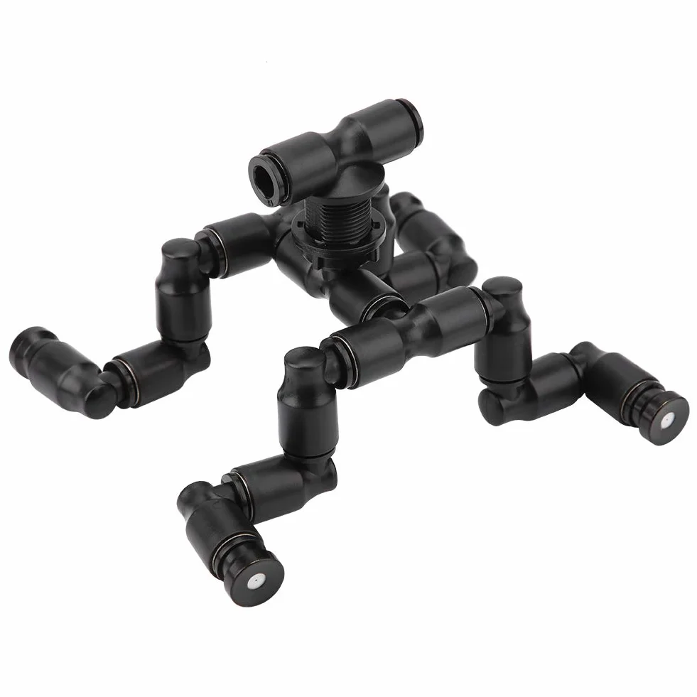 Gady Dysza do Terrarium, Plastikowe Gady Fogger Mist Sprinkler Zbiornik Lasu Deszczowego Regulowana Dysza Chłodząca 360 dla Zwierząt Domowych System Chłodzenia Zwierząt Domowych