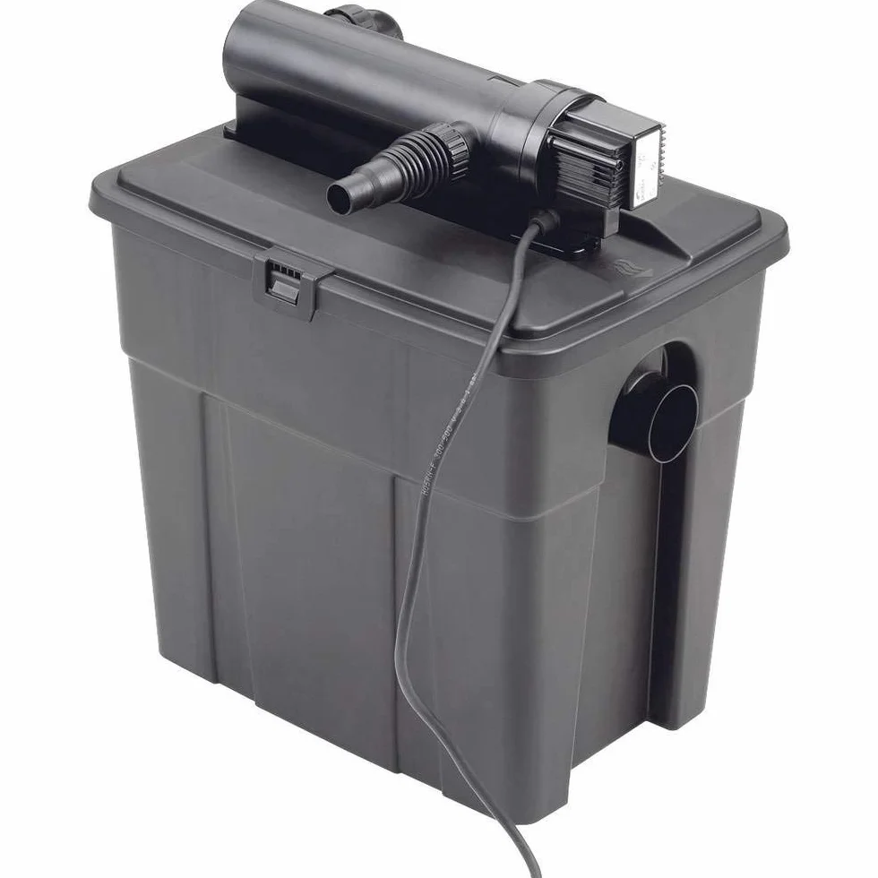 Pontec 50239 MultiClear Set 8000 – kompletny zestaw z pompą filtrującą i filtrem przepływowym/zestaw filtrów przepływowych/filtr wielokomorowy