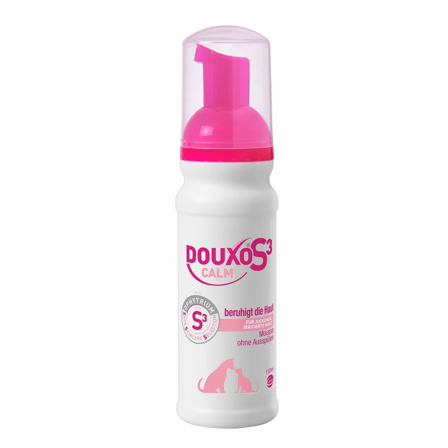 DOUXO S3 Calm Mousse dla psów i kotów – higiena dla skóry wrażliwej, 150 ml