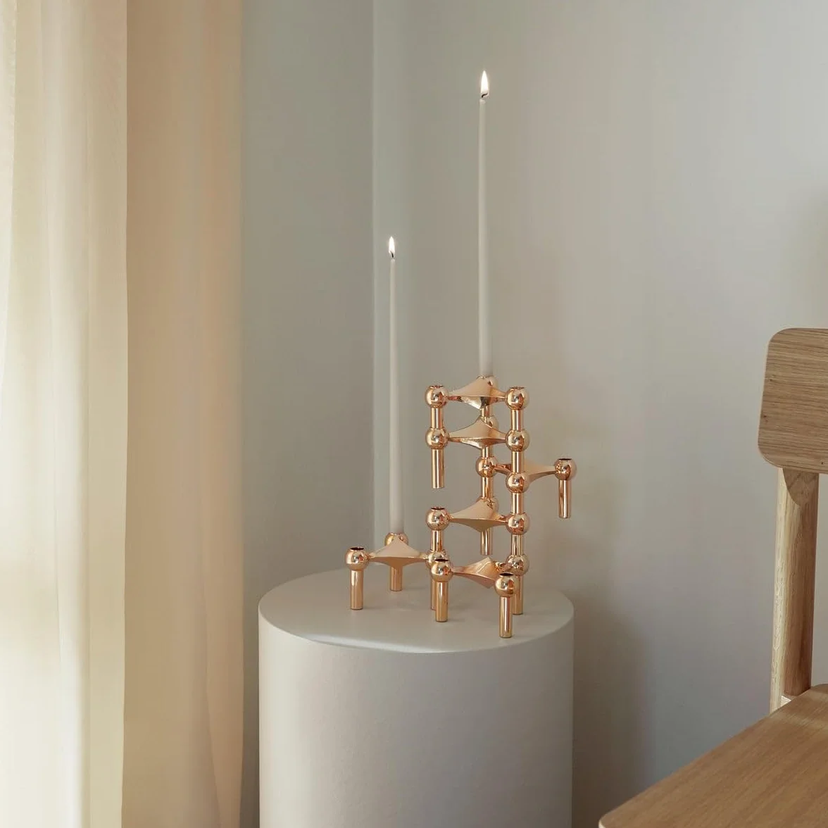 Stoff Nagel taper candles by Ester & Erik z wosku parafinowego w kolorze czarnym, czas palenia ok. 3,5 h, niekapiący, 6 sztuk, 36010