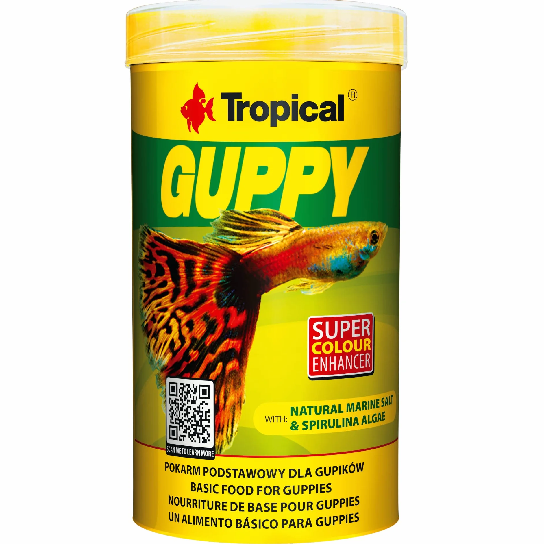 Tropical Guppy Pokarm dla ryb, nie dotyczy dorosłych