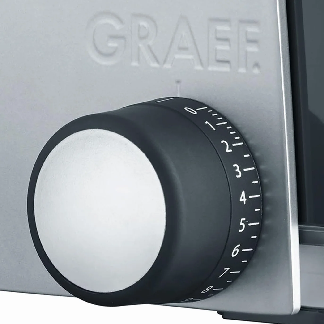 Graef. S32000 Krajalnica Elektryczna, Srebrny, 34.3 x 23.7 x 25.2 cm
