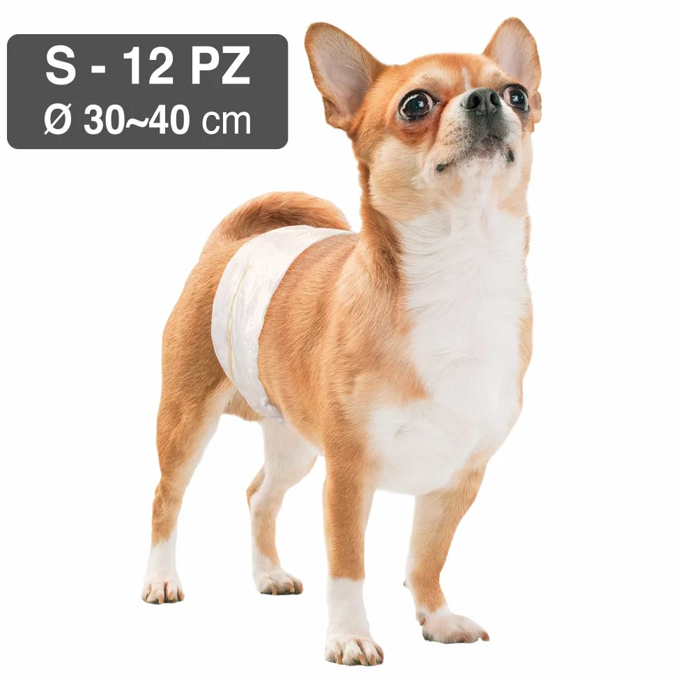 Croci Pieluchy dla psa bezzapachowe jednorazowe 12 sztuk rozmiar S 30-40 cm