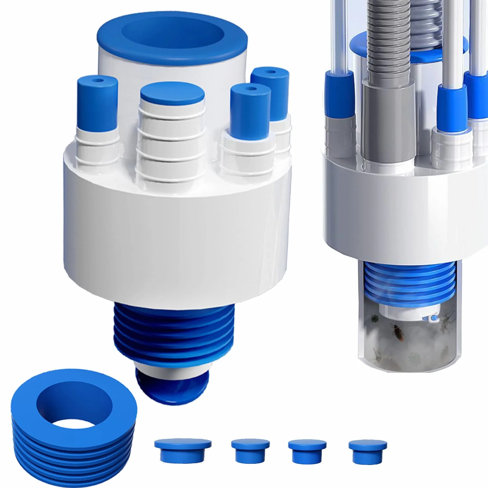 adapter do pralki, 5 i 1, przyłącze do pralki, zestaw przyłączeniowy do pralki, suszarki, uniwersalny adapter do zmywarki