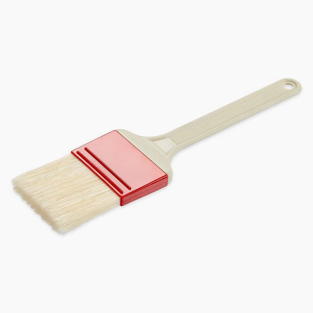 thermohauser Pędzel do pieczenia z elastycznym włosiem naturalnym - szerokość 6 cm i długość włosia ok. 5,5 cm - pędzel kuchenny z naturalnego włosia