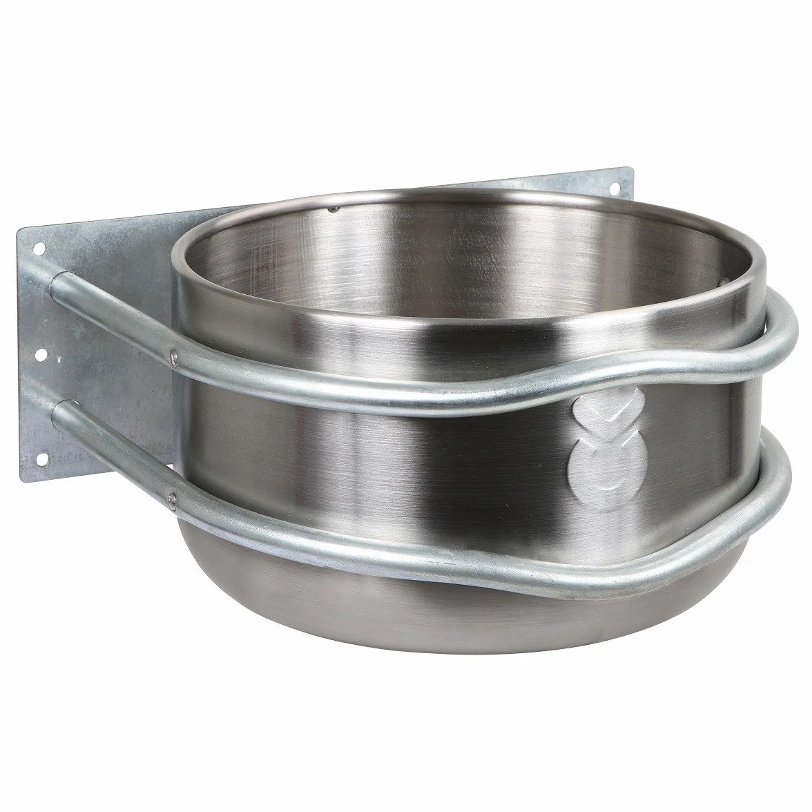 Kerbl Aluminiowy pojemnik na karmę okrągły