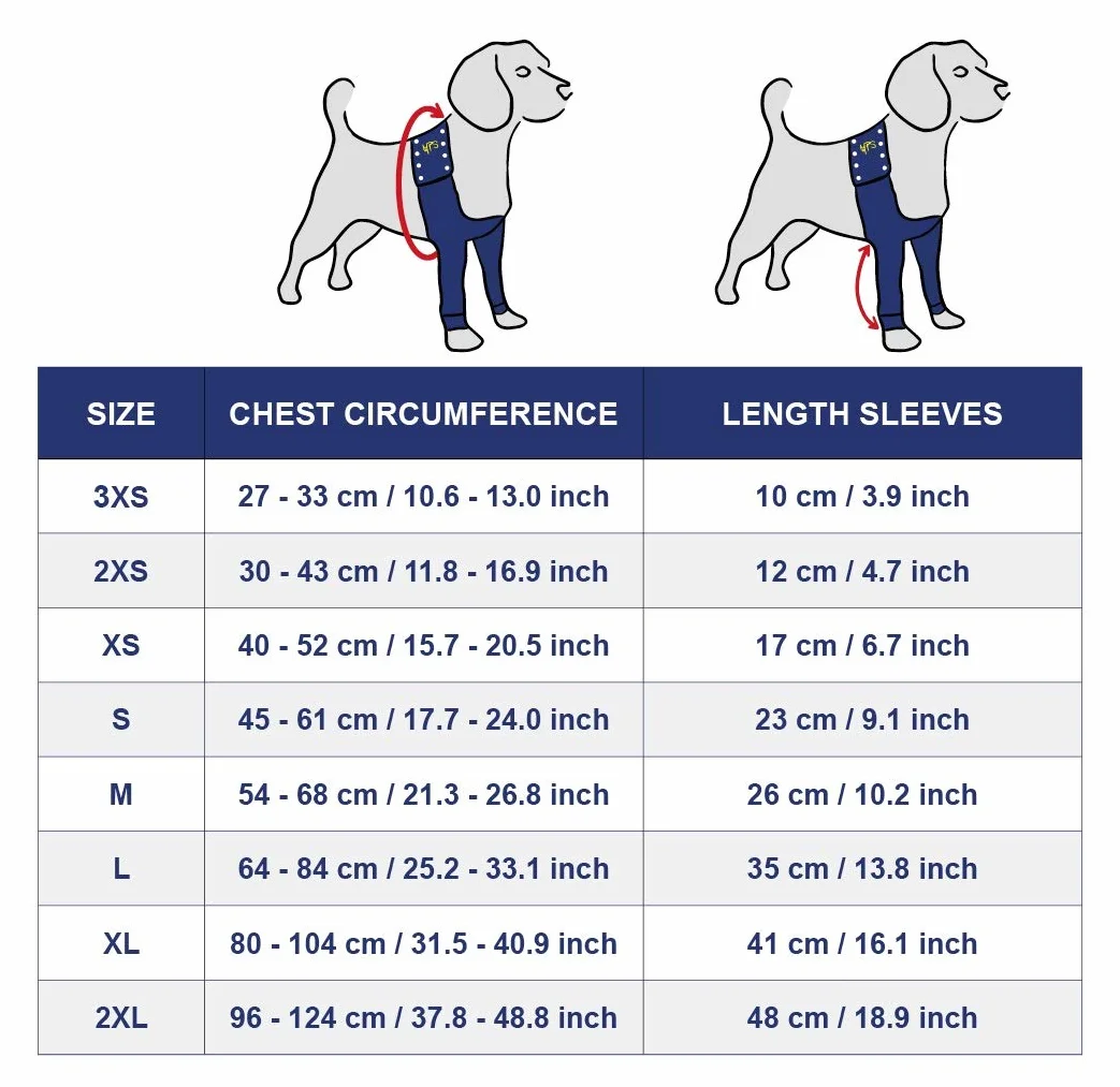 MPS Medical Pet Shirt Taz2 Podwójny rękaw na nogi dla psa M