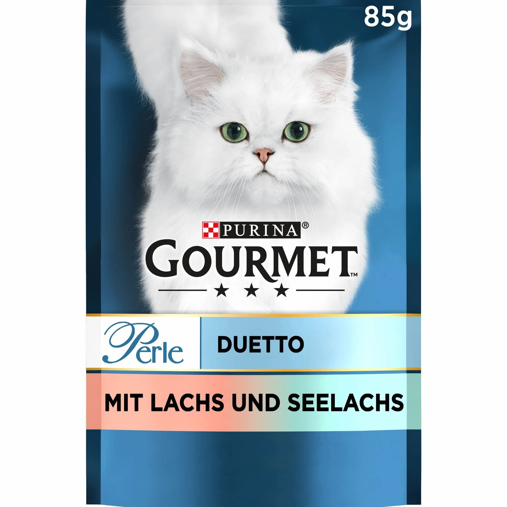 Gourmet Perle Karma dla Kotów Łosoś Mintaj 26 x 85 g