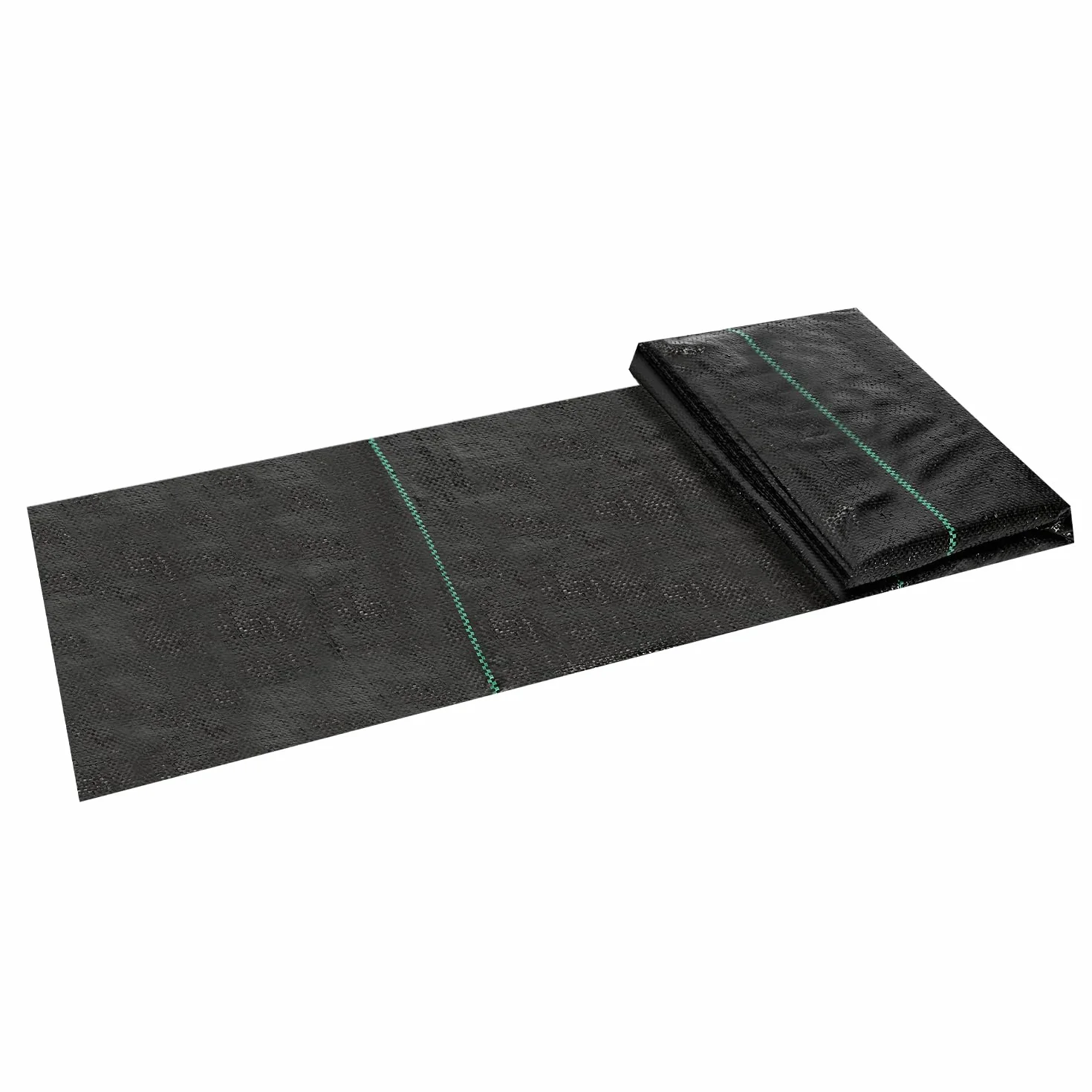Włóknina przeciw chwastom, folia do chwastów, do ogrodu, przepuszczająca wodę z ochroną UV, 1 m x 10 m rolka tkaniny spodniej – przepuszczająca wodę i odporna na rozerwanie, czarna