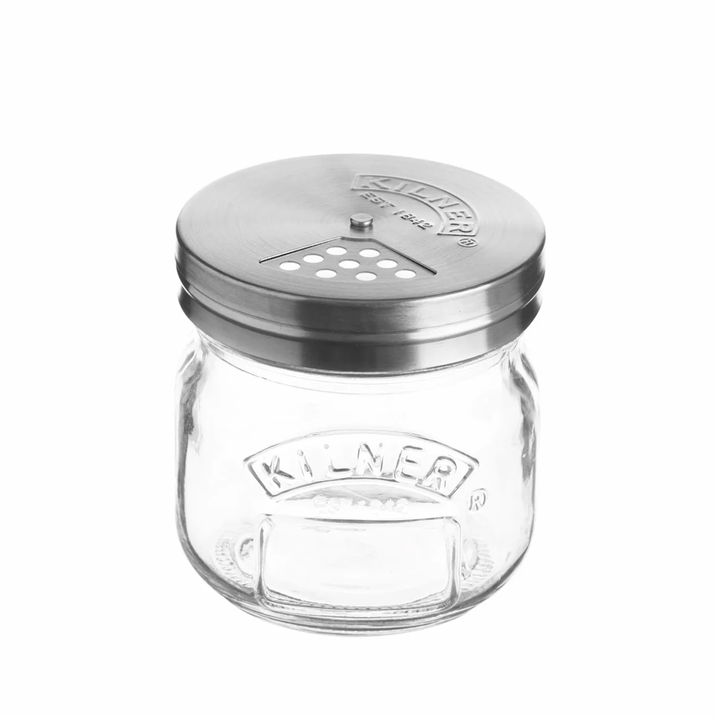 Kilner Szklany słoik do przechowywania 0,25 l z regulowaną pokrywką Shaker