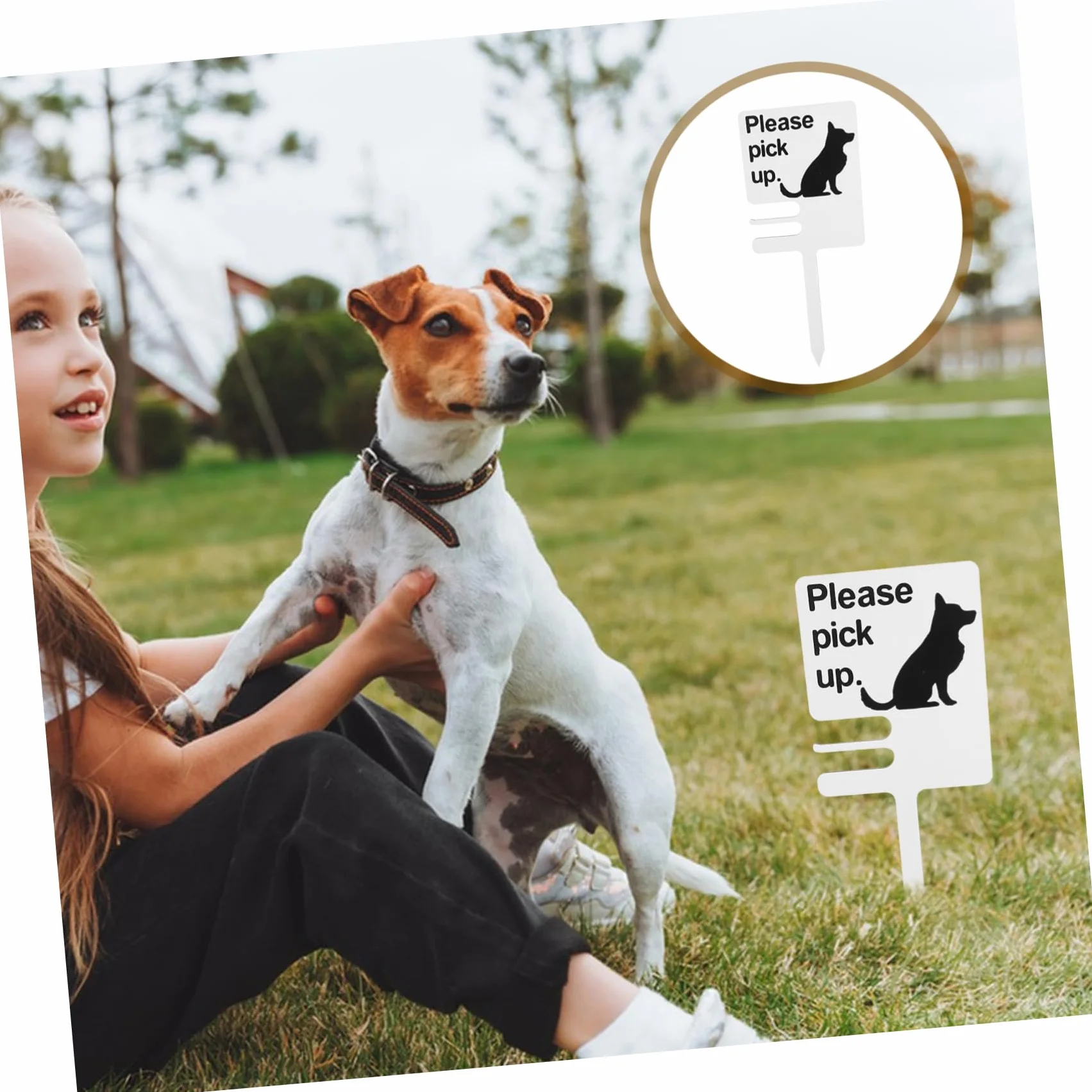 Podnieś znaki 'No Peeing Sign No Pooping Dog' znak bez psiej kupy znaki kot ogród palik ciepły znak ostrzegawczy kot kołek ogród zwierzę domowe znak bez kupy zawiadomienie proszę podnieść