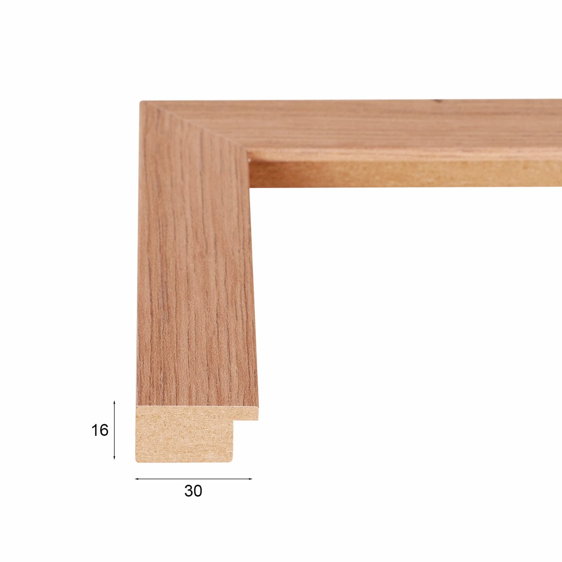 Milano ramka do puzzli ok. 500-1000 elementów 48 x 68 cm 68 x 48 cm dąb naturalny ze szkłem akrylowym