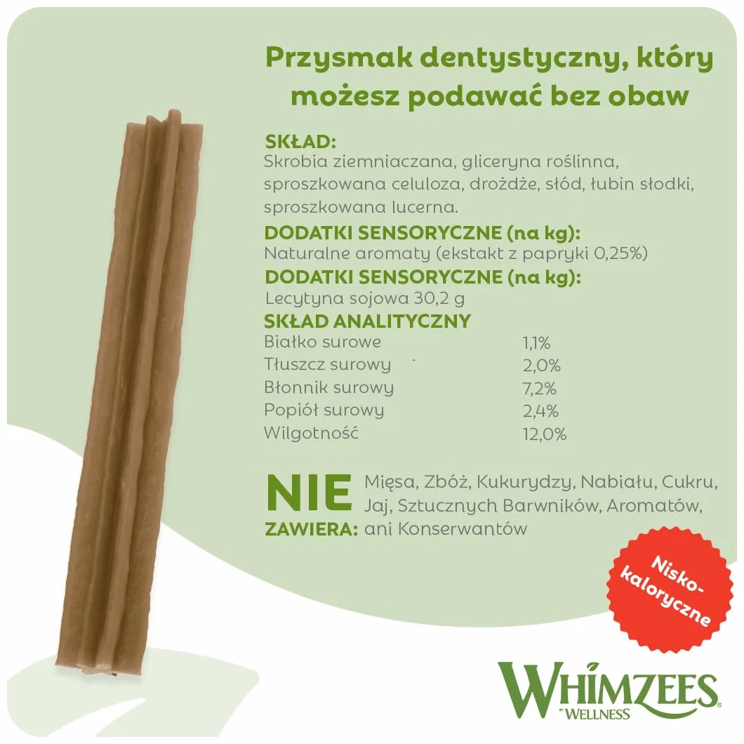 WHIMZEES Stix L, Opakowanie Miesięczne, 30 Sztuk – Rozmiar L, Gryzaki Dentystyczne dla Dużych Psów, Naturalne, Bezzbożowe, Bez Dodatku Cukru